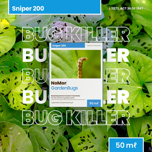 NoMor GardenBugs with Sniper 200