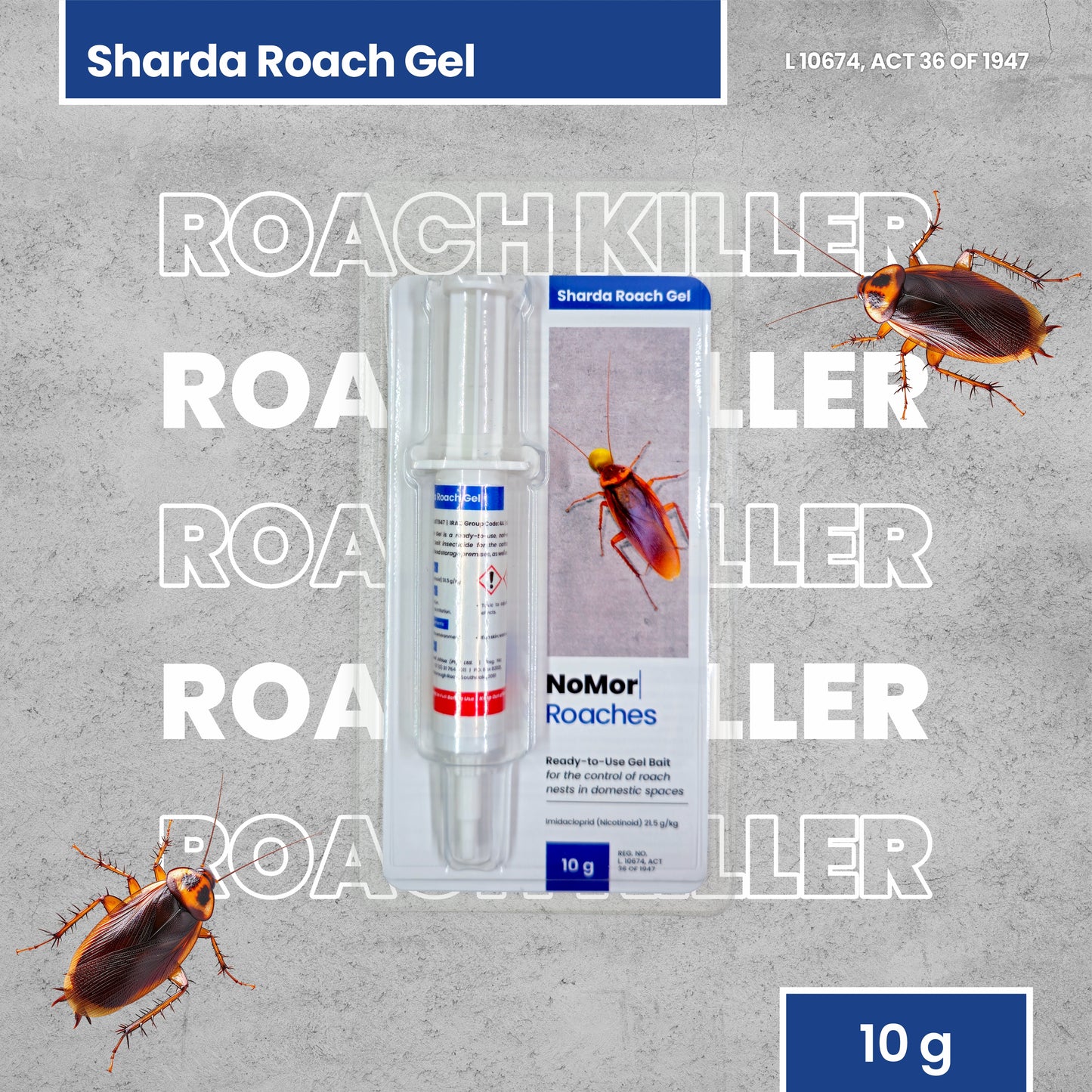 NoMor Roaches Sharda Roach Gel