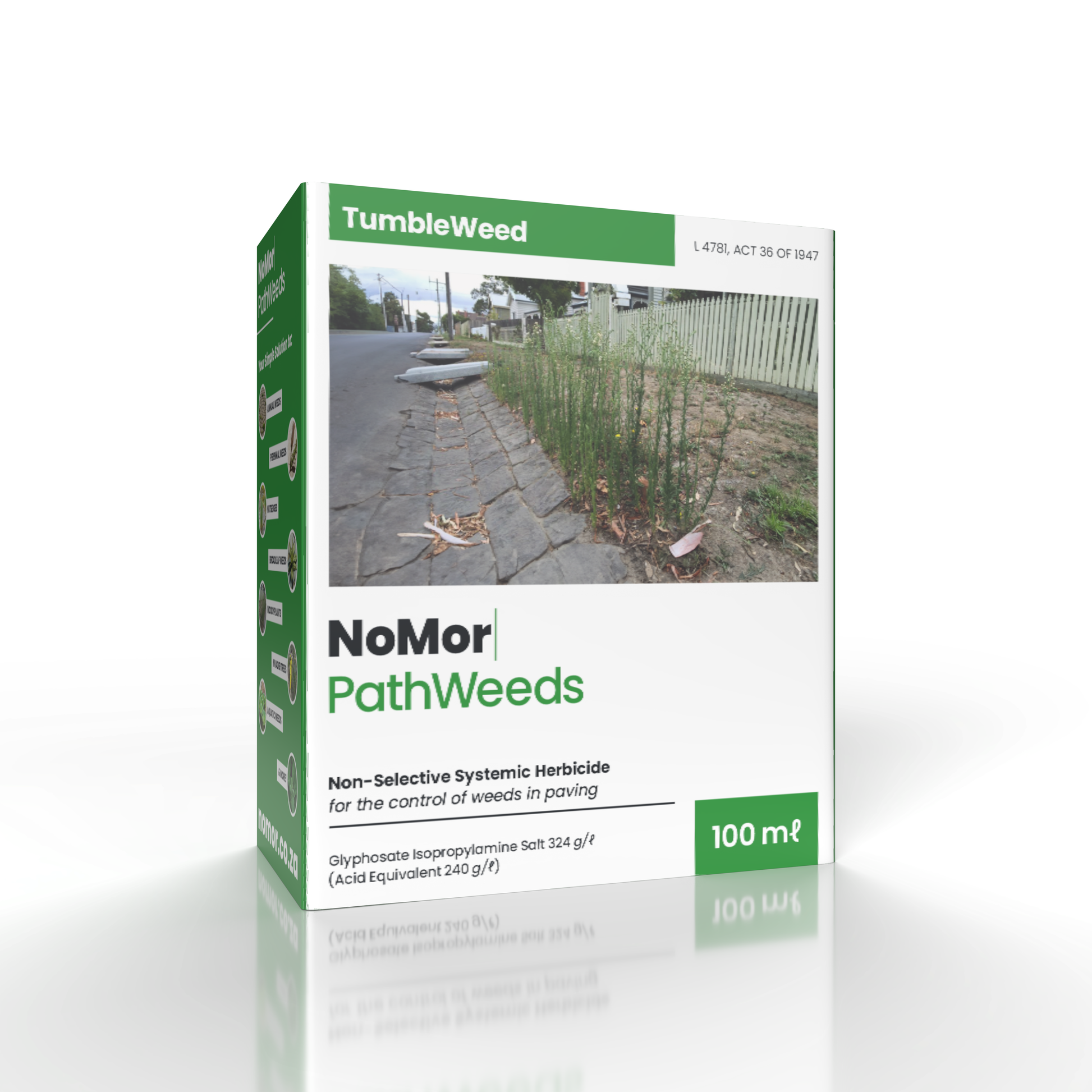 best herbicide for tumbleweeds NoMor PathWeeds with TumbleWeed